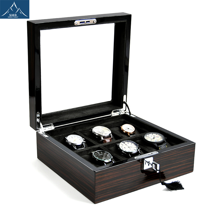 Hxl wooden piano lacquer multi - Jewelry Watches Box บทวิจารณ์และราคา