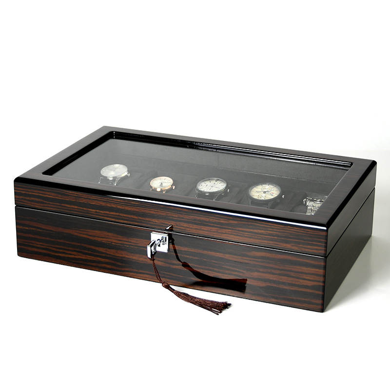 Hxl wooden piano lacquer multi - Jewelry Watches Box บทวิจารณ์และราคา