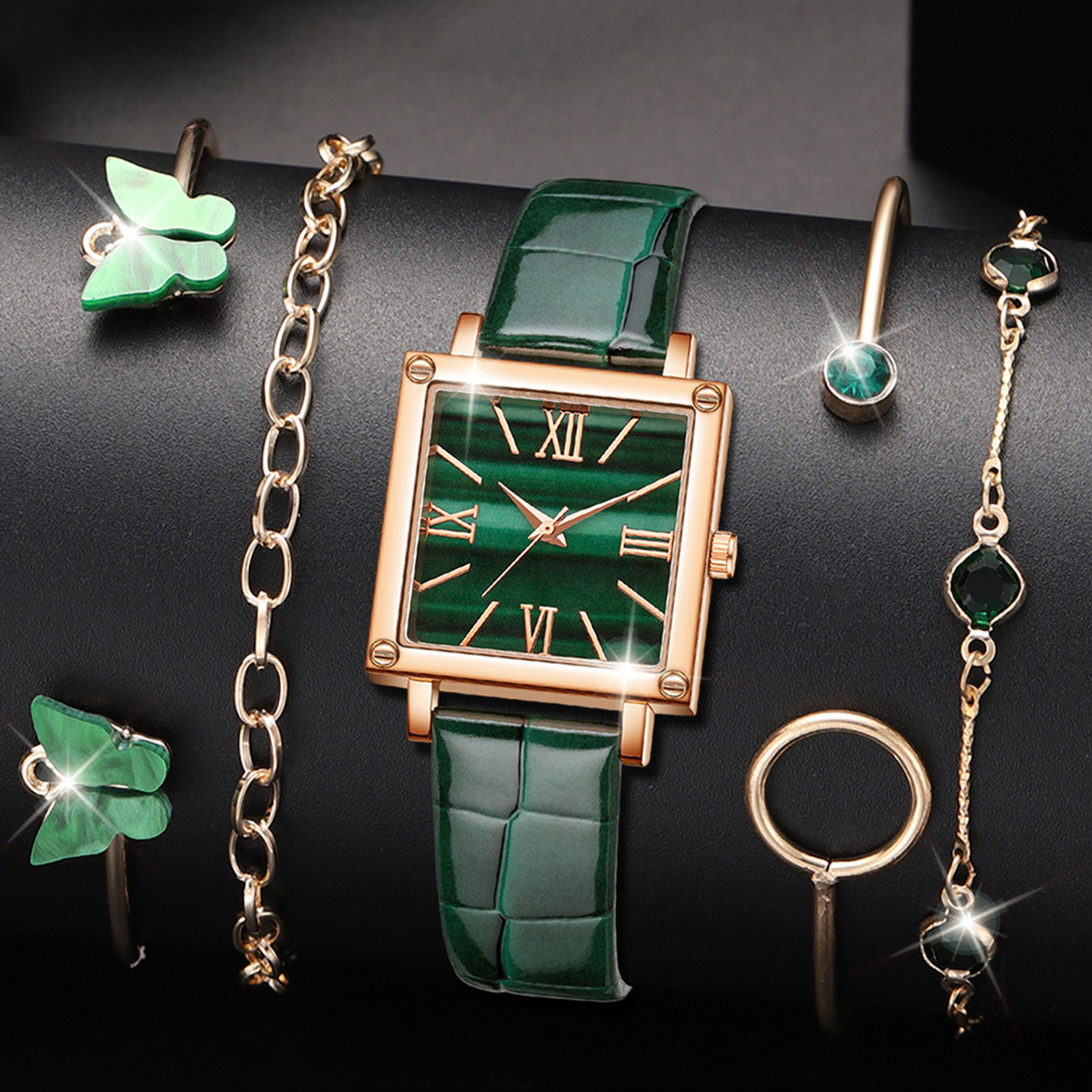 5pcs-Women's Fashion Quartz Wa - Jewelry Clasp Watches บทวิจารณ์และราคา