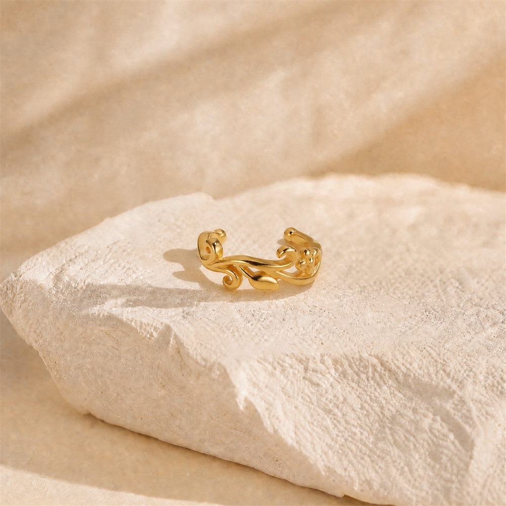 Aide 925 Sterling Silver Gold  - Ear Cuff No Piercing บทวิจารณ์และราคา