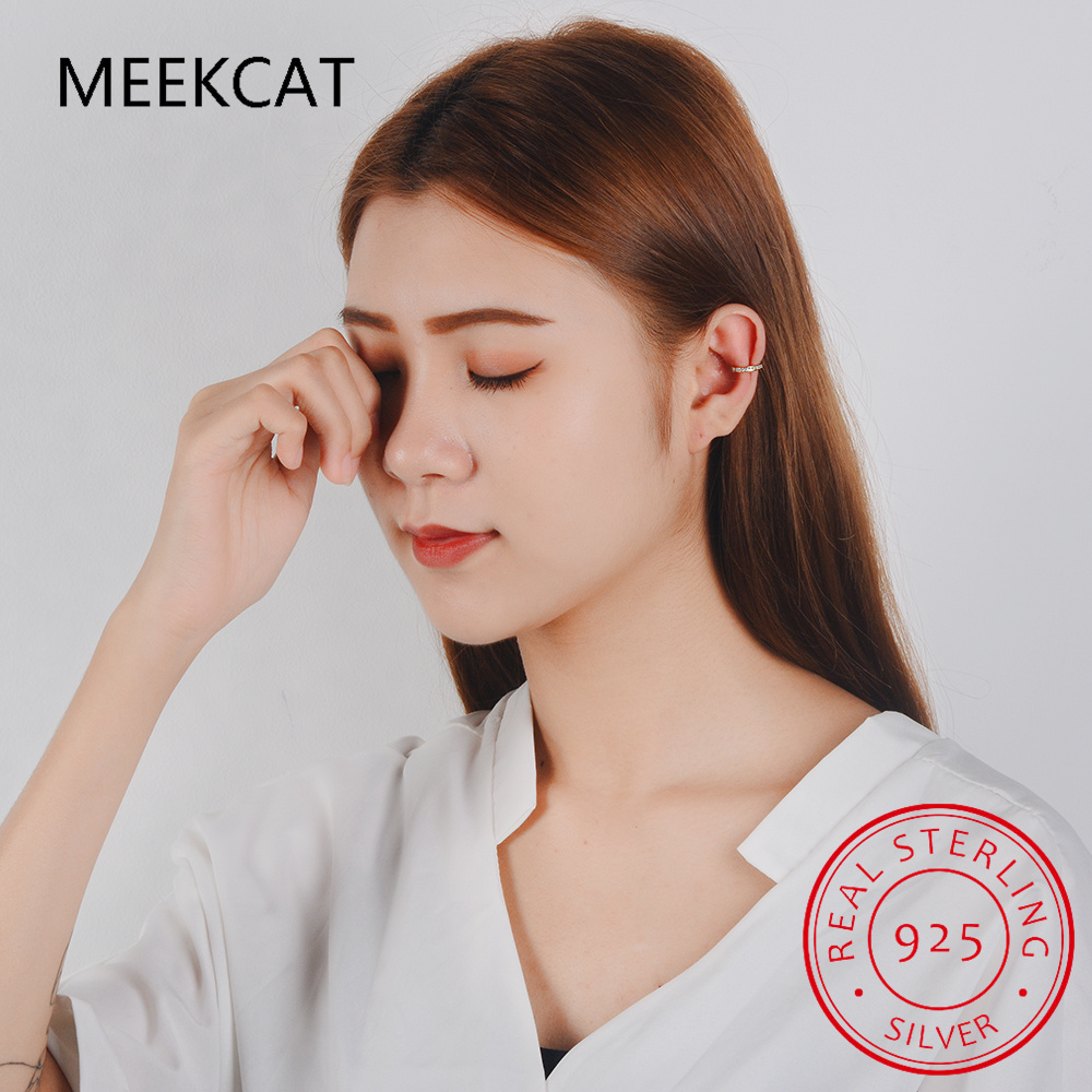 925 Sterling Silver Full Moiss - Ear Cuff No Piercing บทวิจารณ์และราคา