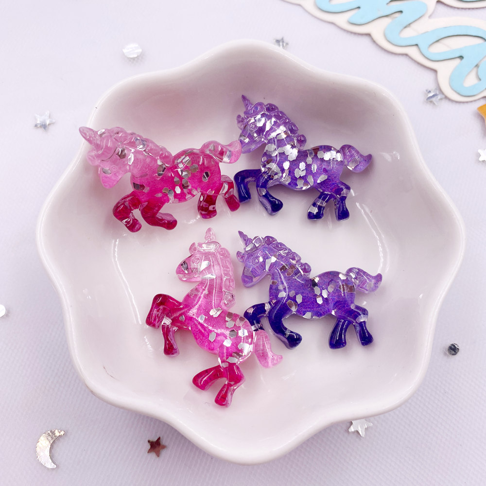 6PCS Colorful Resin Glitter 3D - Paradise Jewelry & Watches Llc Miami Photos บทวิจารณ์และราคา