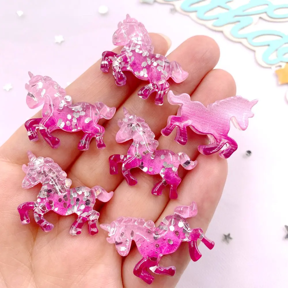 6PCS Colorful Resin Glitter 3D - Paradise Jewelry & Watches Llc Miami Photos บทวิจารณ์และราคา
