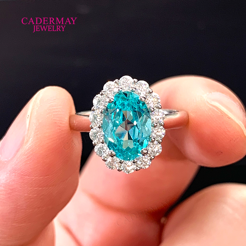 Classic Flower 7x10mm Oval Sha - Moissanite Ring บทวิจารณ์และราคา