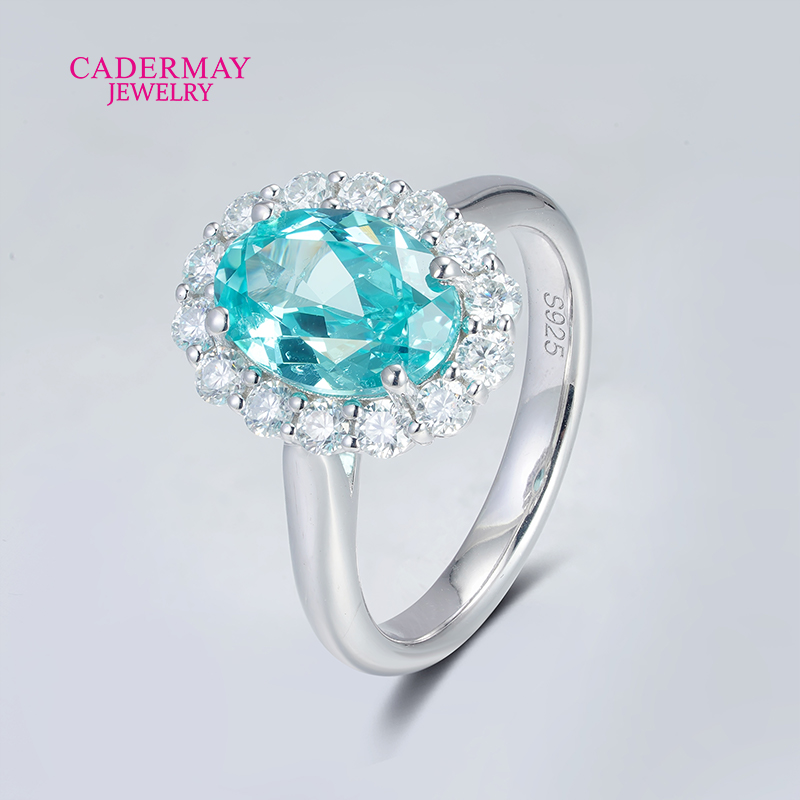 Classic Flower 7x10mm Oval Sha - Moissanite Ring บทวิจารณ์และราคา
