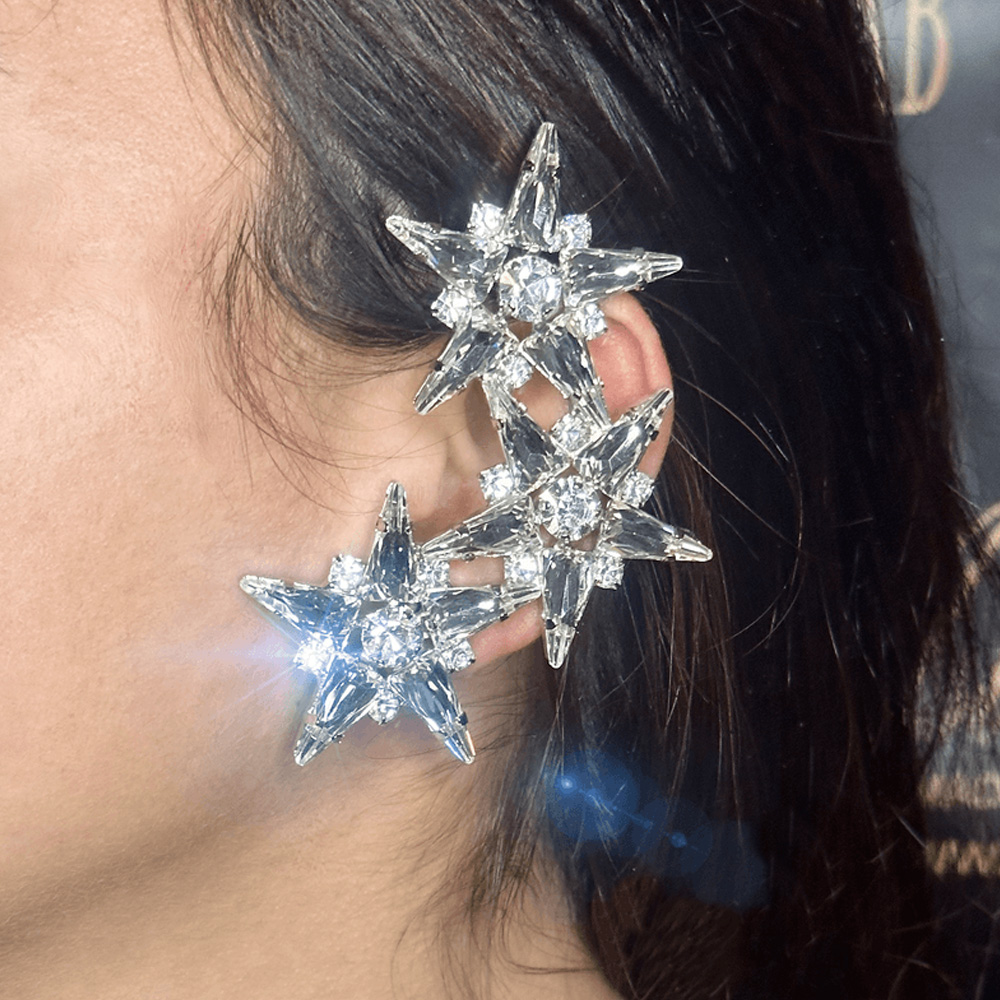 Stonefans Five-Pointed Star Ea - Ear Cuff No Piercing บทวิจารณ์และราคา