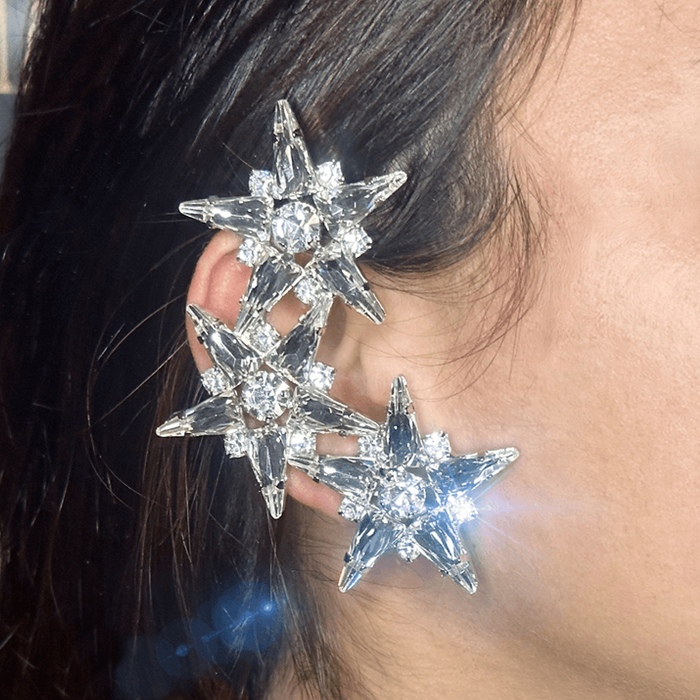 Stonefans Five-Pointed Star Ea - Ear Cuff No Piercing บทวิจารณ์และราคา