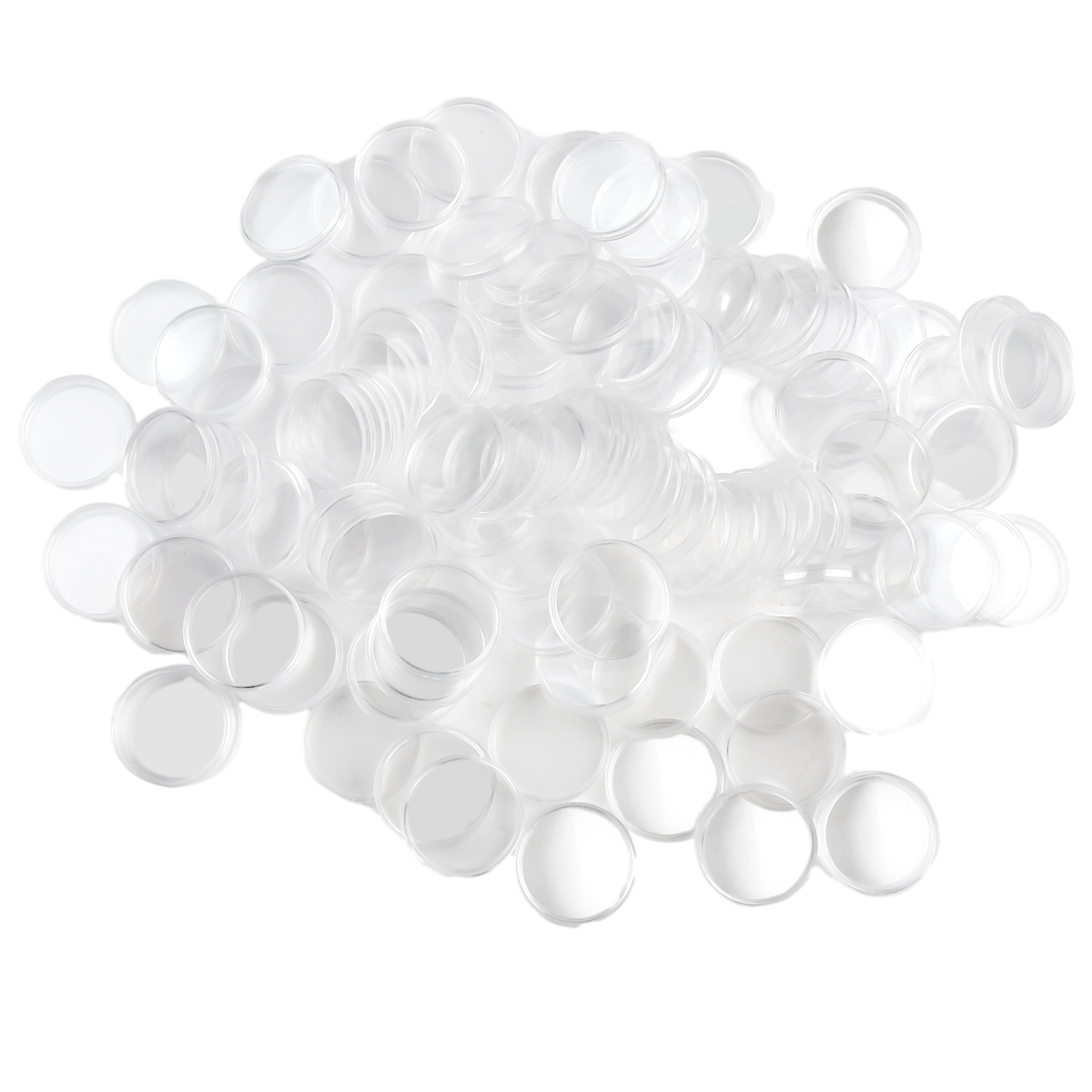 100 Clear Plastic Coin Capsule - Collectors Coins Jewelry & Watches Of Smithtown Photos บทวิจารณ์และราคา