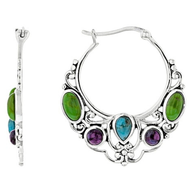 Bohemian Style Synthetic Turqu - Turquoise Stone Ring บทวิจารณ์และราคา