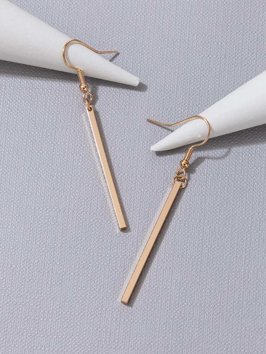 Rectangle Drop Earrings For Wo - Drop Earrings บทวิจารณ์และราคา