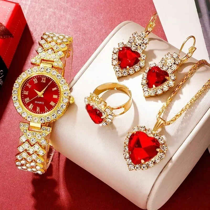 Golden Luxury Watch Women Ring - Jewelry Clasp Watches บทวิจารณ์และราคา