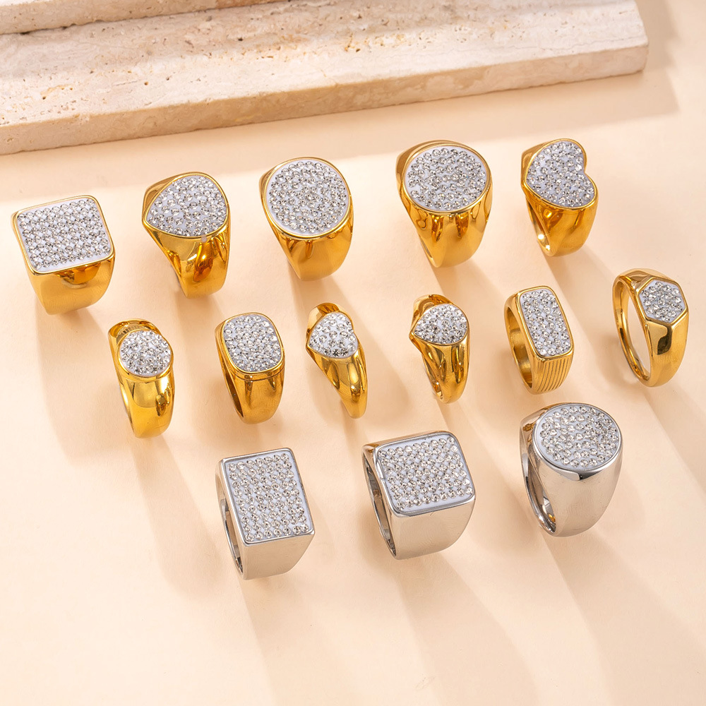 Luxury 316L Stainless Steel Fo - Moissanite Ring บทวิจารณ์และราคา