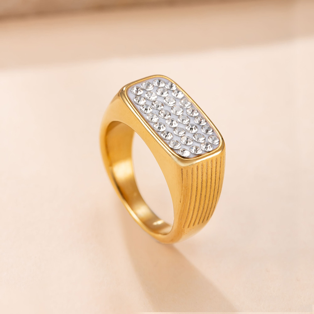 Luxury 316L Stainless Steel Fo - Moissanite Ring บทวิจารณ์และราคา