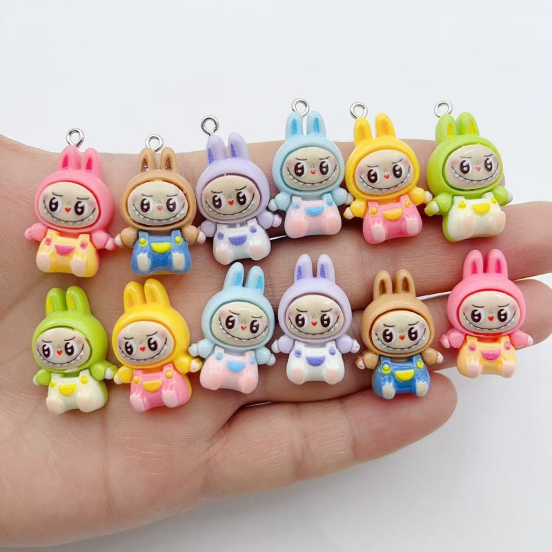 10Pcs Kawaii Rabbit Strawberry - Drop Earrings บทวิจารณ์และราคา