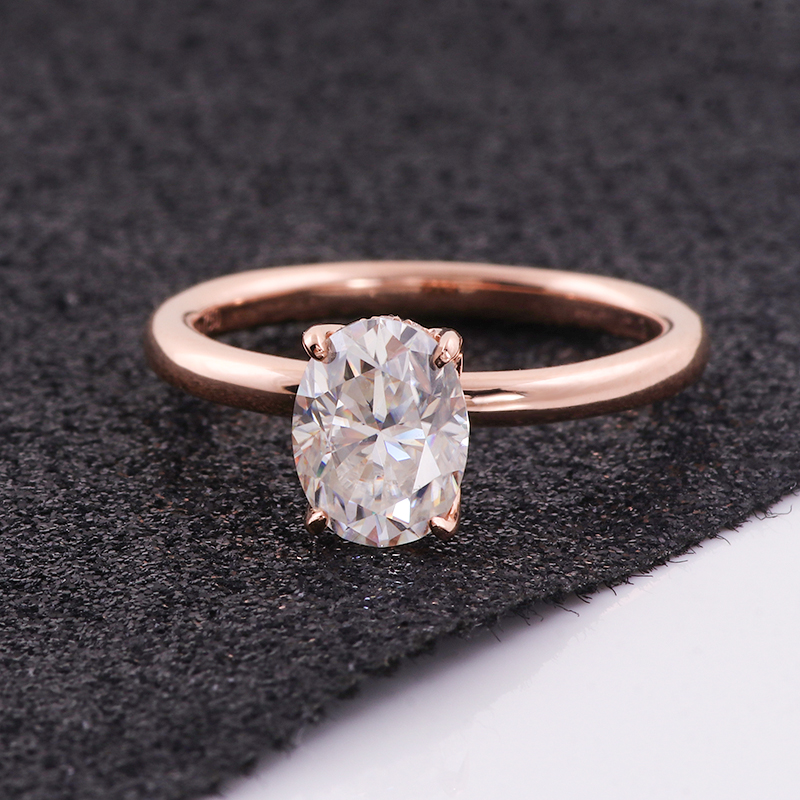 Provence 925 Silver Hidden Hal - Moissanite Ring บทวิจารณ์และราคา
