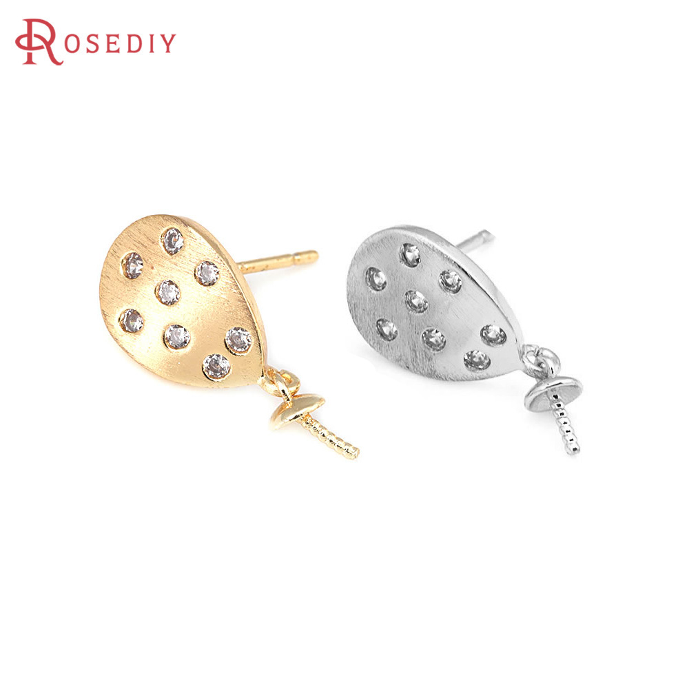 4PCS 18K Gold Color Brass and  - Drop Earrings บทวิจารณ์และราคา