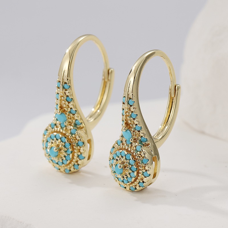 Elegant Fashion Synthetic Turq - Turquoise Stone Ring บทวิจารณ์และราคา
