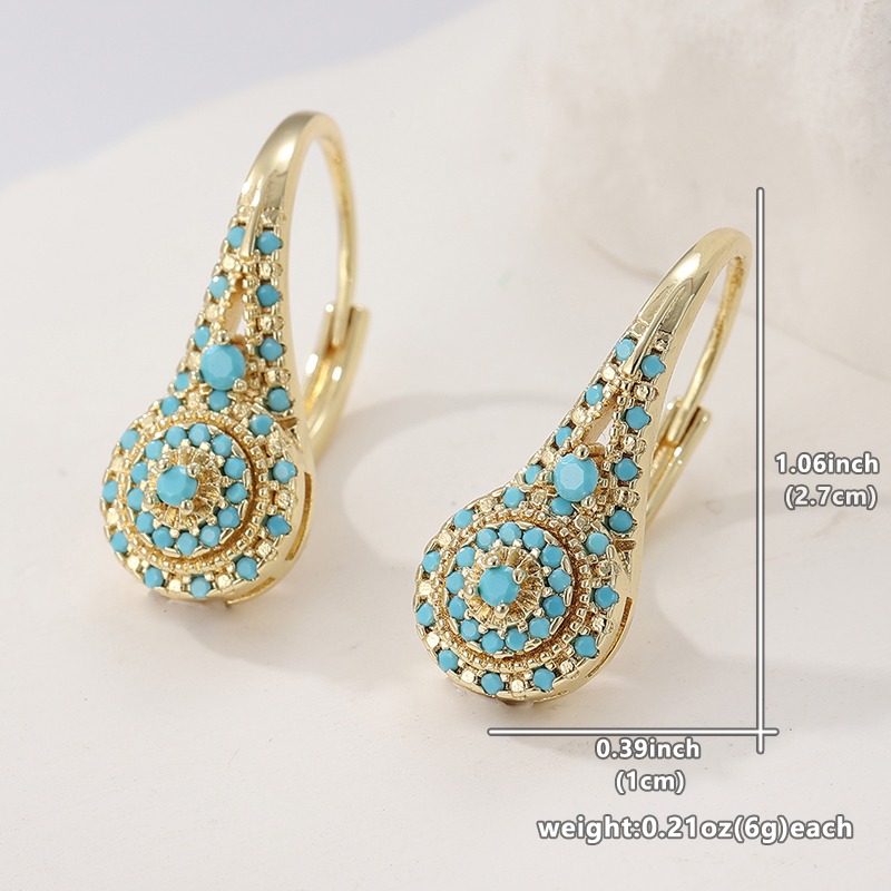Elegant Fashion Synthetic Turq - Turquoise Stone Ring บทวิจารณ์และราคา