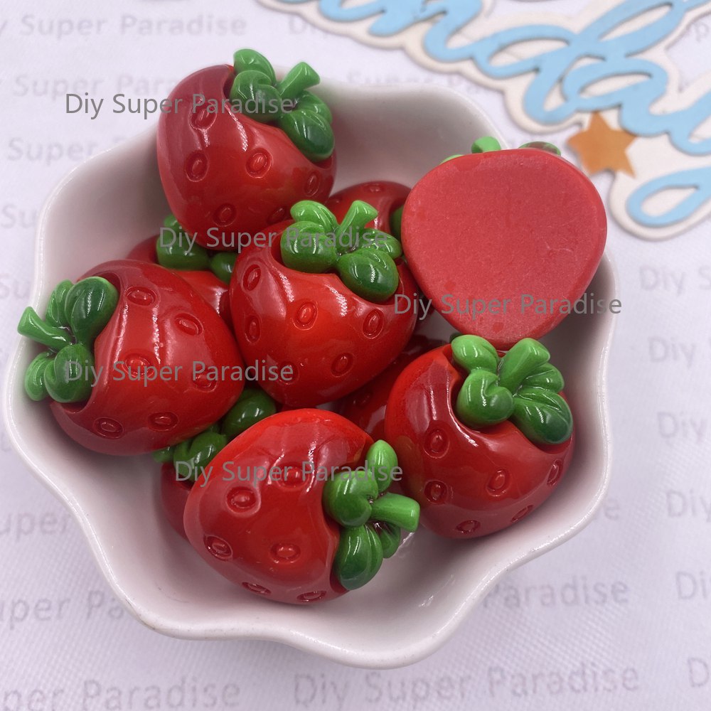 8PCS Resin Kawaii Colorful Red - Paradise Jewelry & Watches Llc Miami Photos บทวิจารณ์และราคา