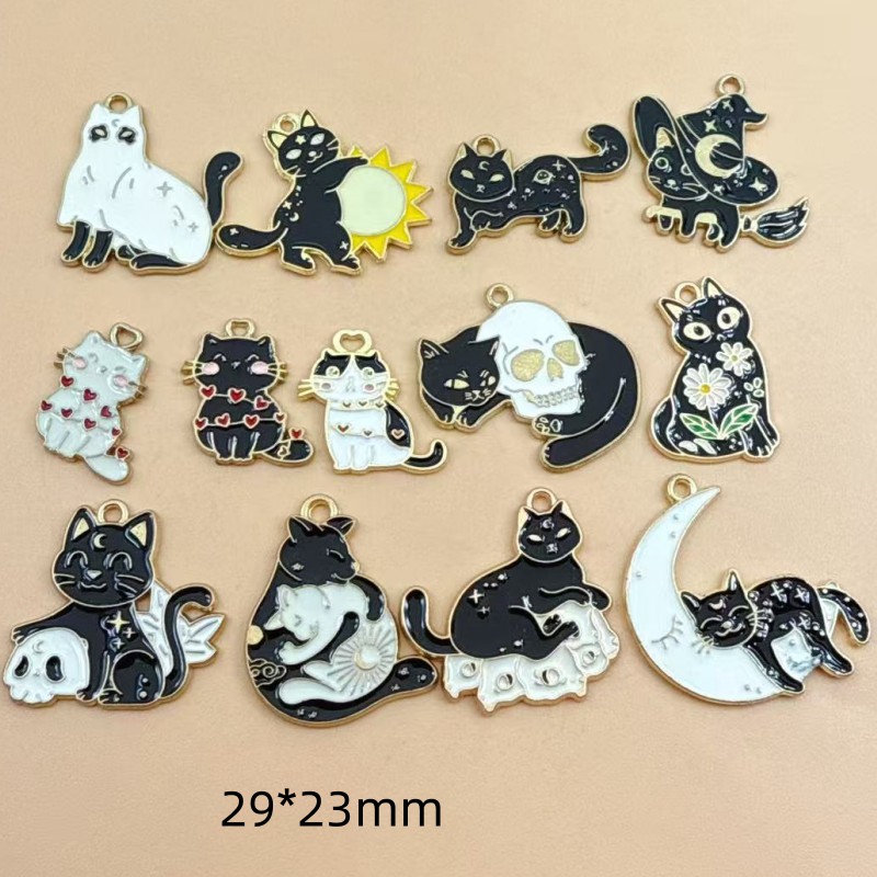 10pcs Original Alloy Enamel Bl - Drop Earrings บทวิจารณ์และราคา