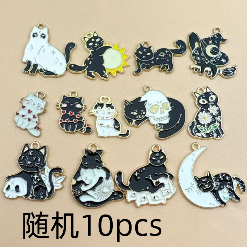 10pcs Original Alloy Enamel Bl - Drop Earrings บทวิจารณ์และราคา
