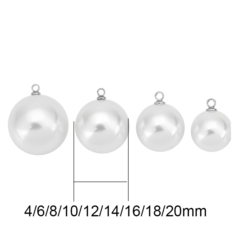 20pcs Imitation Pearl Beads Ea - Drop Earrings บทวิจารณ์และราคา