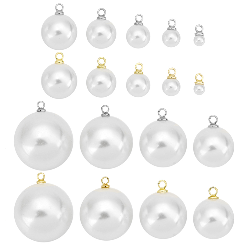 20pcs Imitation Pearl Beads Ea - Drop Earrings บทวิจารณ์และราคา