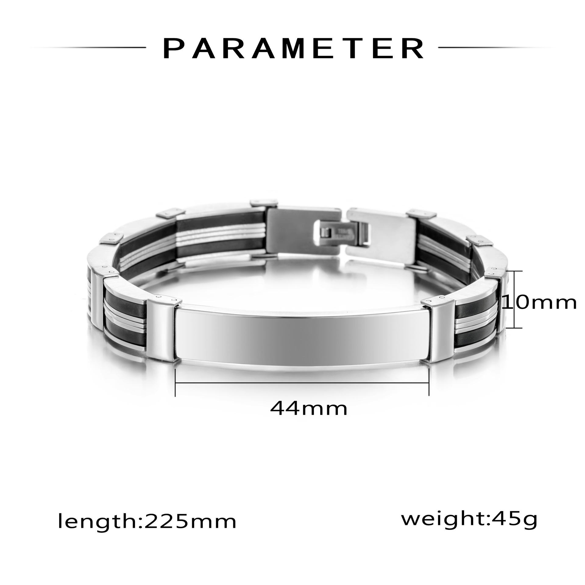 Punk Custom TEXT Name Men Stai - Jewelry Clasp Watches บทวิจารณ์และราคา