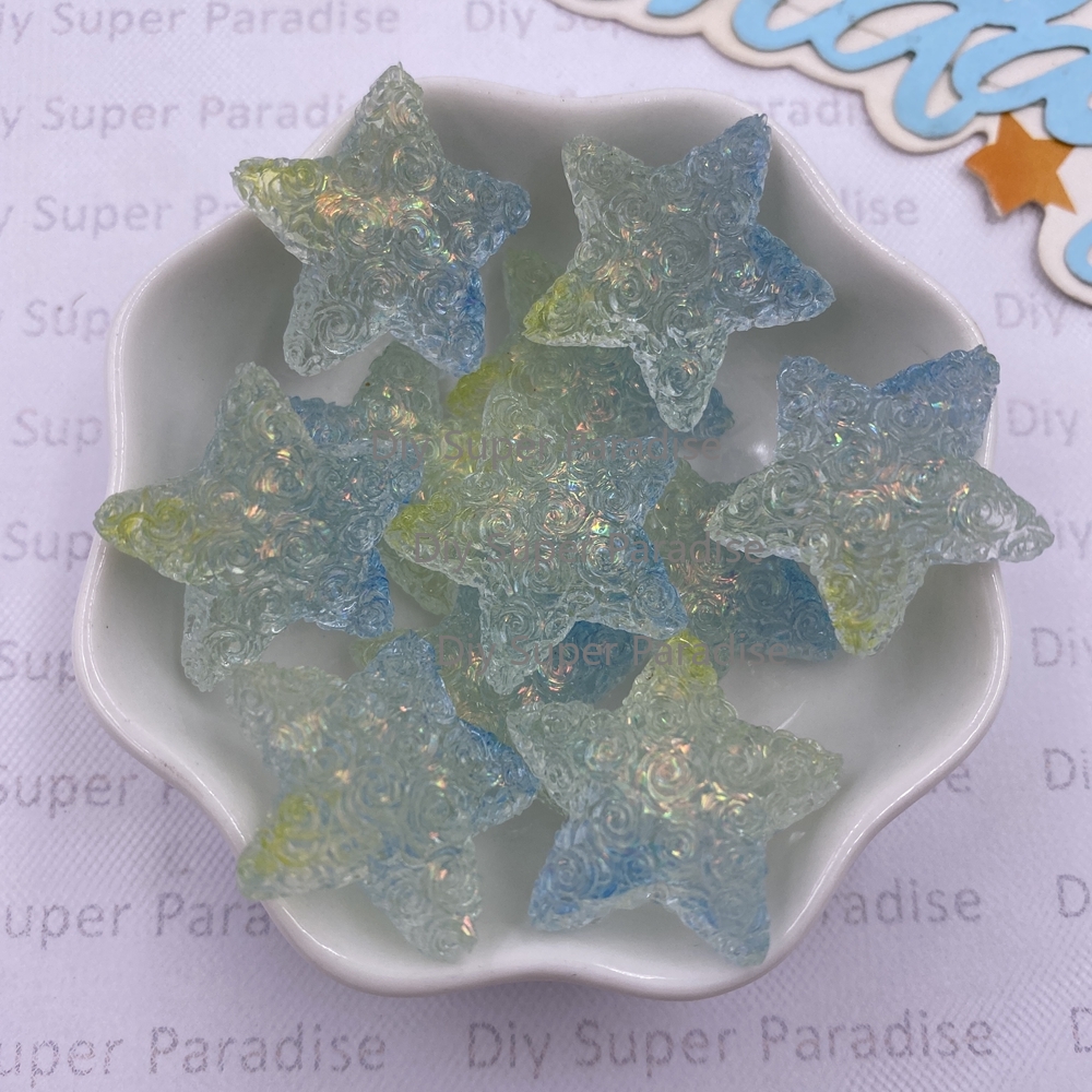10PCS Resin Clear Candy Color  - Paradise Jewelry & Watches Llc Miami Photos บทวิจารณ์และราคา