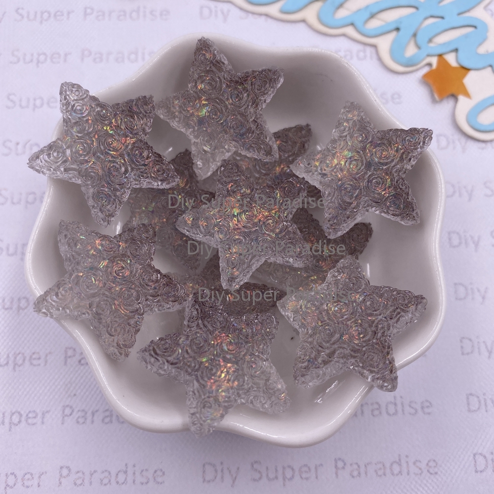 10PCS Resin Clear Candy Color  - Paradise Jewelry & Watches Llc Miami Photos บทวิจารณ์และราคา