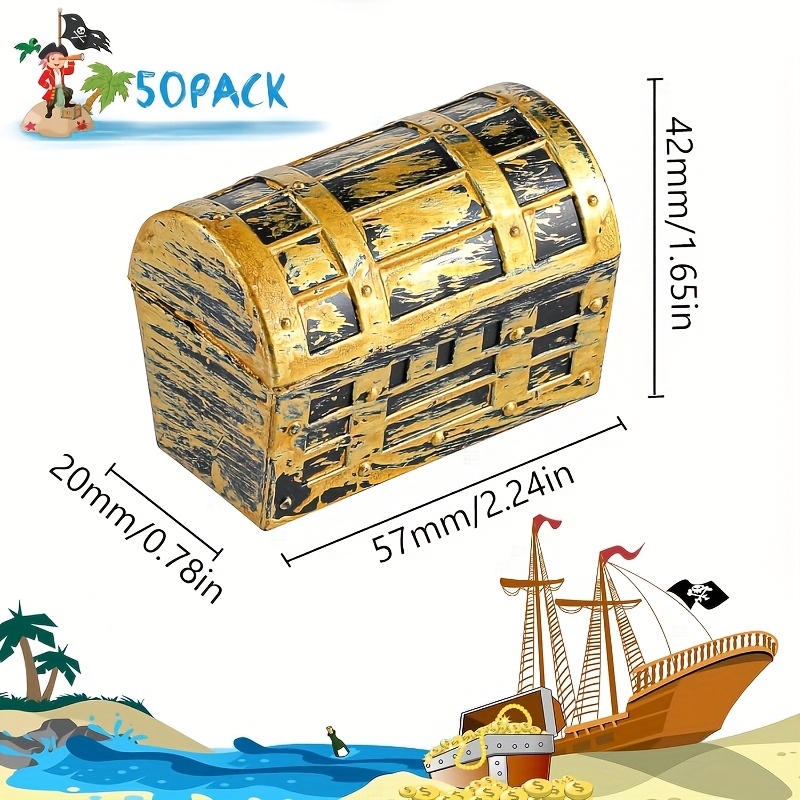 24/50pcs Halloween Pirate Trea - Jewelry & Watches Sp Z Oo Ul Frezerów 3 บทวิจารณ์และราคา