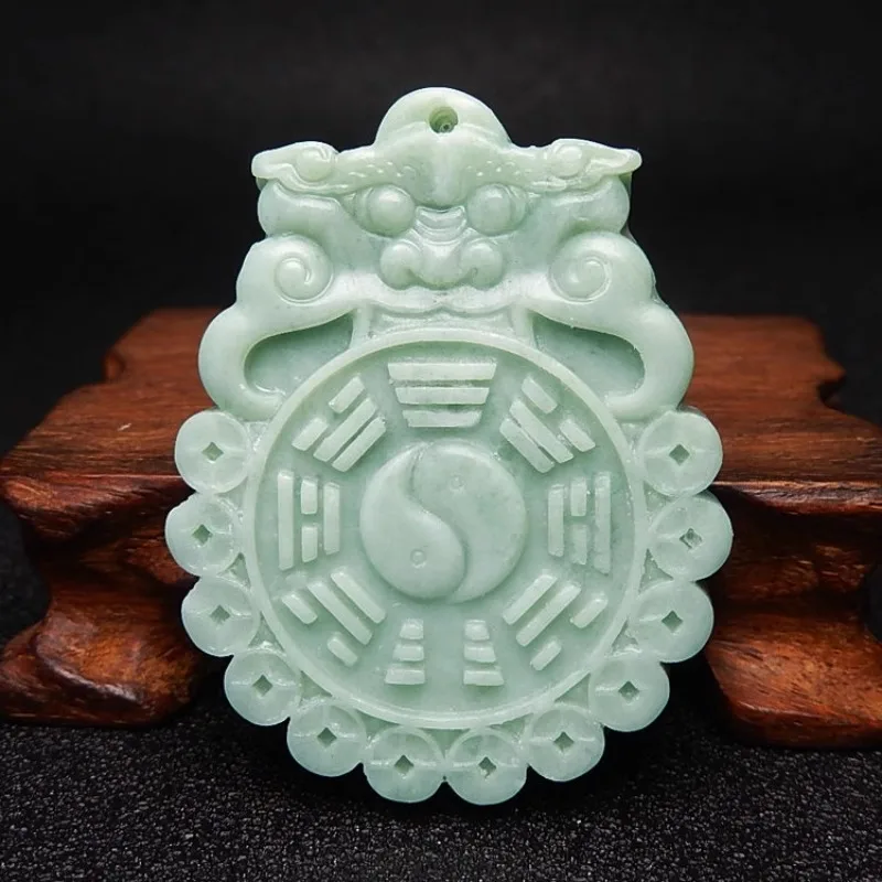 Green Real Jade Tai Chi Pendan - Luxury Gifts Jewelry & Watches Namfleg Mostar บทวิจารณ์และราคา