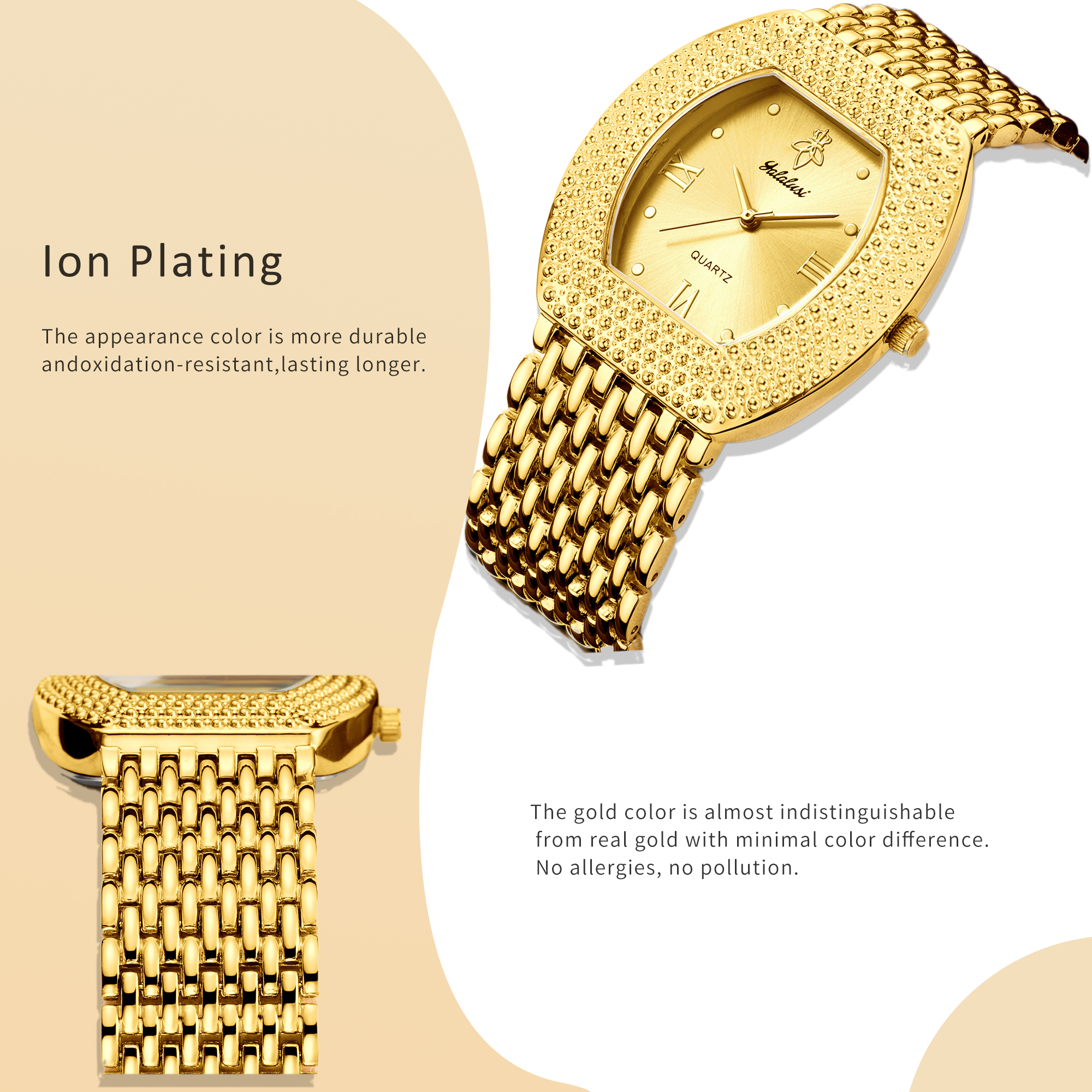 YaLaLuSi Fashion Waterproof Sp - Jewelry Style Watches บทวิจารณ์และราคา
