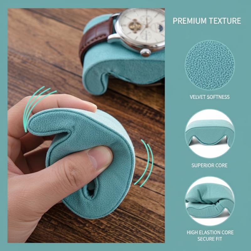 Elegant Soft Flannelette Watch - Jewelry Stand Watches บทวิจารณ์และราคา