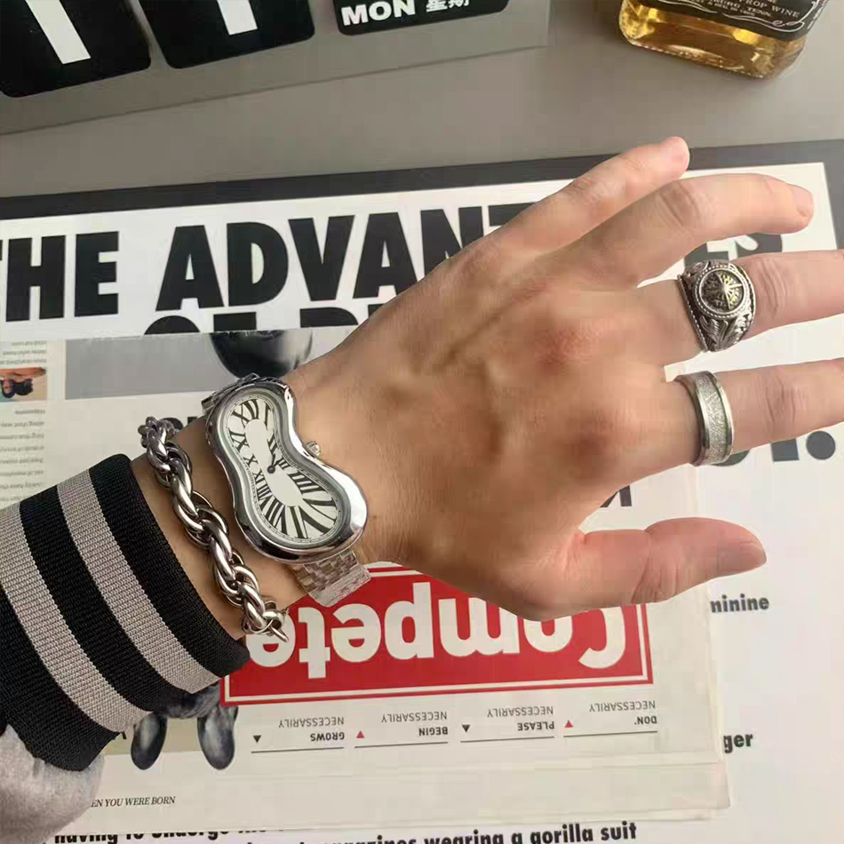 New y2k Fashion Creative Men W - Jewelry Style Watches บทวิจารณ์และราคา