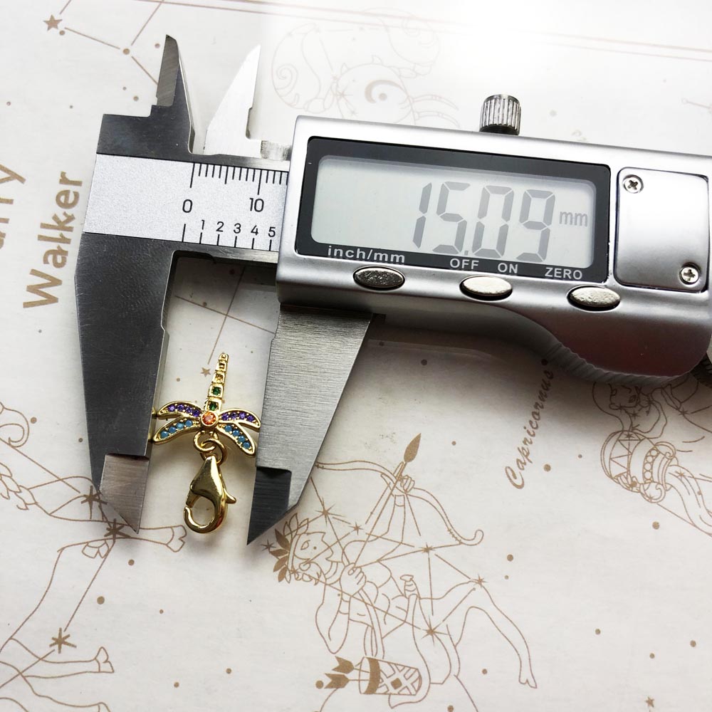 Dragonfly Charm Pendant Autumn - Paradise Jewelry & Watches Llc Miami Photos บทวิจารณ์และราคา