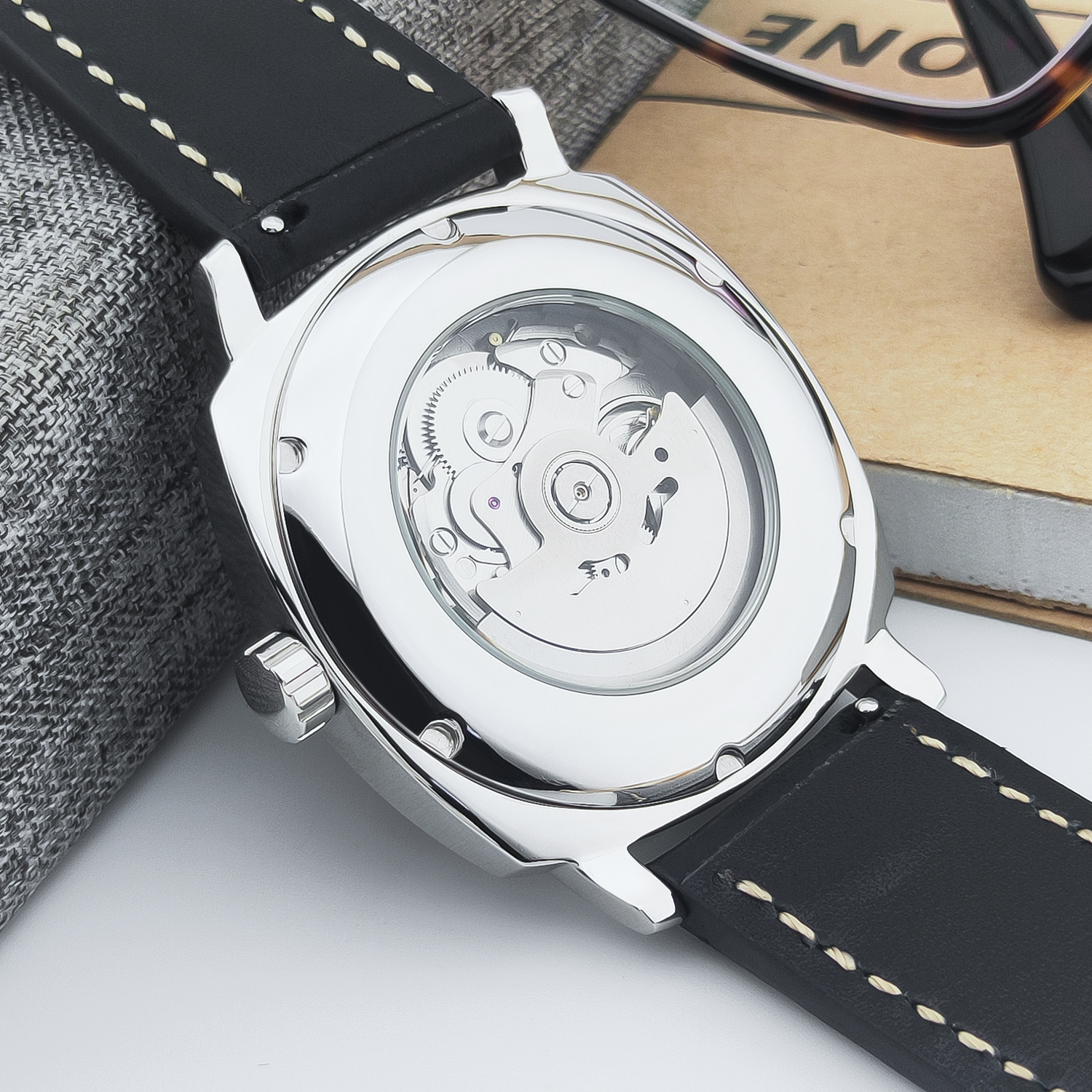 CUSTOM 42MM Stainless Steel Sa - Jewelry Style Watches บทวิจารณ์และราคา