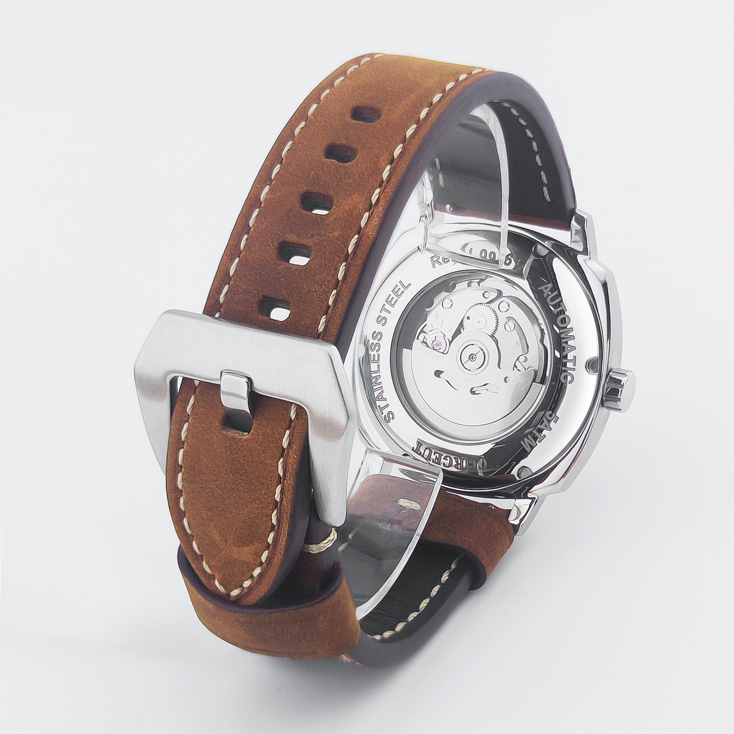 CUSTOM 42MM Stainless Steel Sa - Jewelry Style Watches บทวิจารณ์และราคา