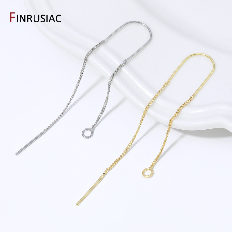 18K Gold Plated Brass Long Tas - Drop Earrings บทวิจารณ์และราคา