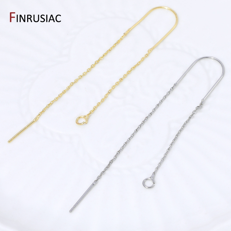 18K Gold Plated Brass Long Tas - Drop Earrings บทวิจารณ์และราคา