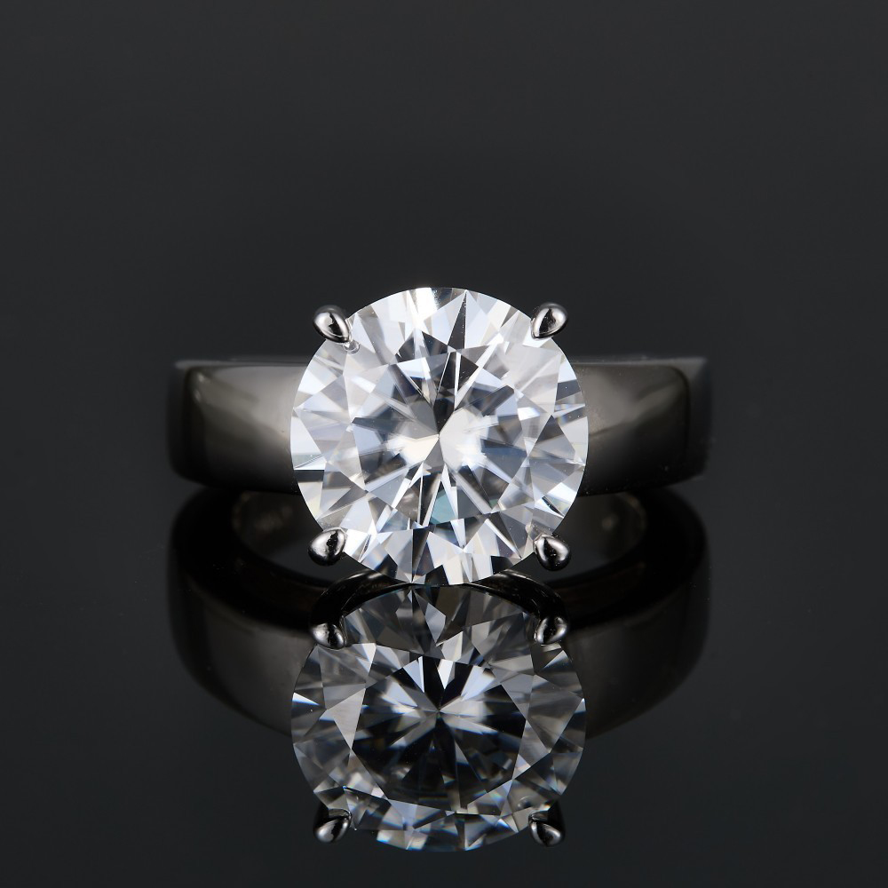 2 Carat D Color Moissanite Dia - Moissanite Ring บทวิจารณ์และราคา