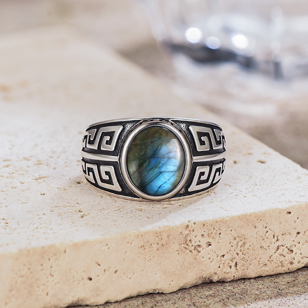 Vintage 925 Sterling Silver La - Turquoise Stone Ring บทวิจารณ์และราคา