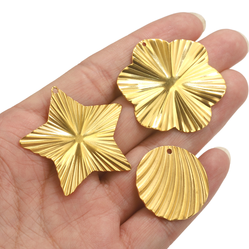 10pcs Stainless Steel Geometri - Drop Earrings บทวิจารณ์และราคา
