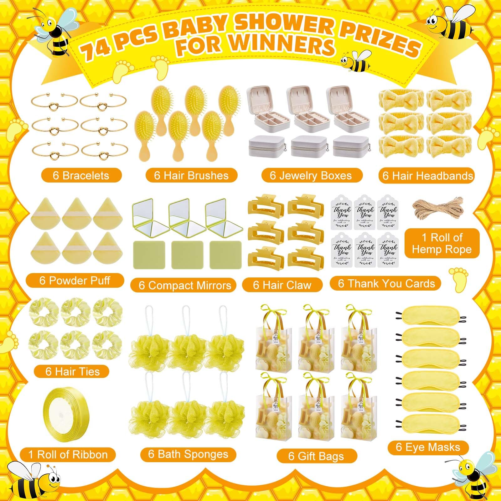 74Pcs Baby Shower Prizes for G - Jewelry & Watches Sp Z Oo Ul Frezerów 3 บทวิจารณ์และราคา