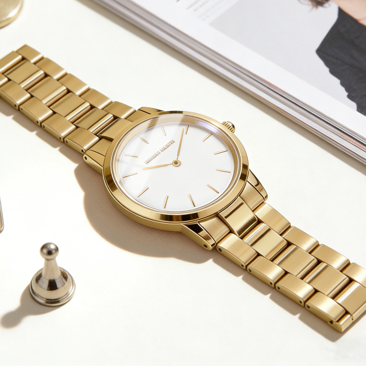 Womens Watch Rose Gold Stainle - Jewelry Clasp Watches บทวิจารณ์และราคา