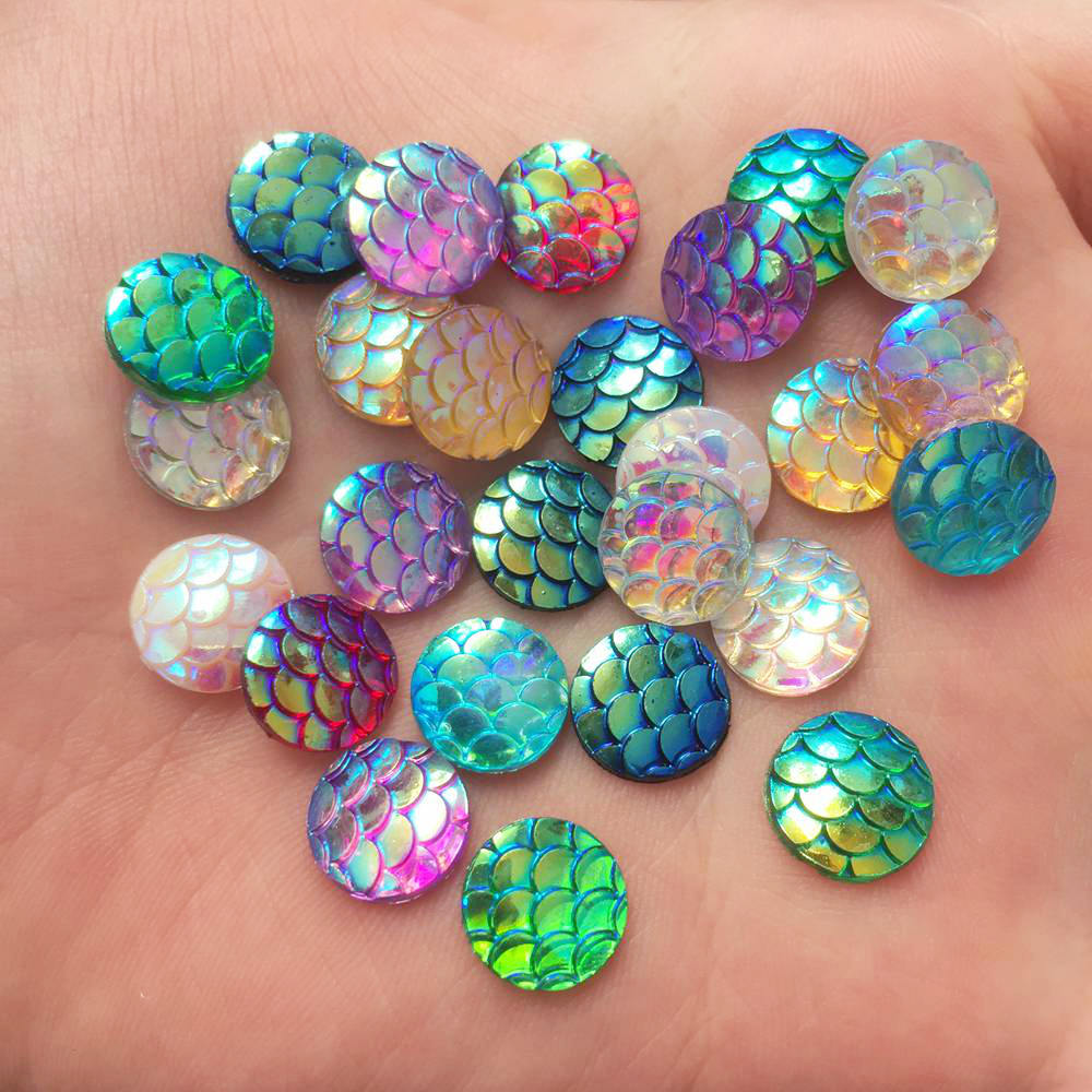Shiny 100Pcs AB Resin 10mm Rou - Paradise Jewelry & Watches Llc Miami Photos บทวิจารณ์และราคา