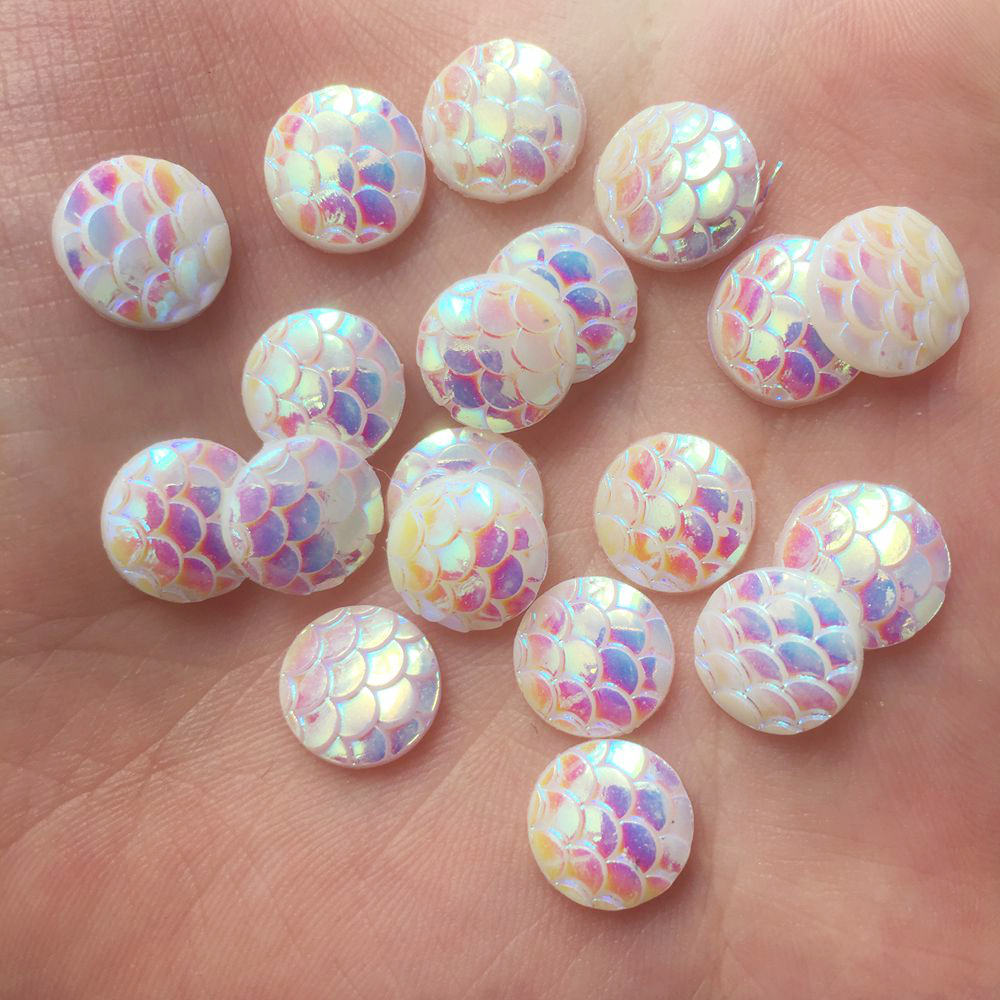 Shiny 100Pcs AB Resin 10mm Rou - Paradise Jewelry & Watches Llc Miami Photos บทวิจารณ์และราคา