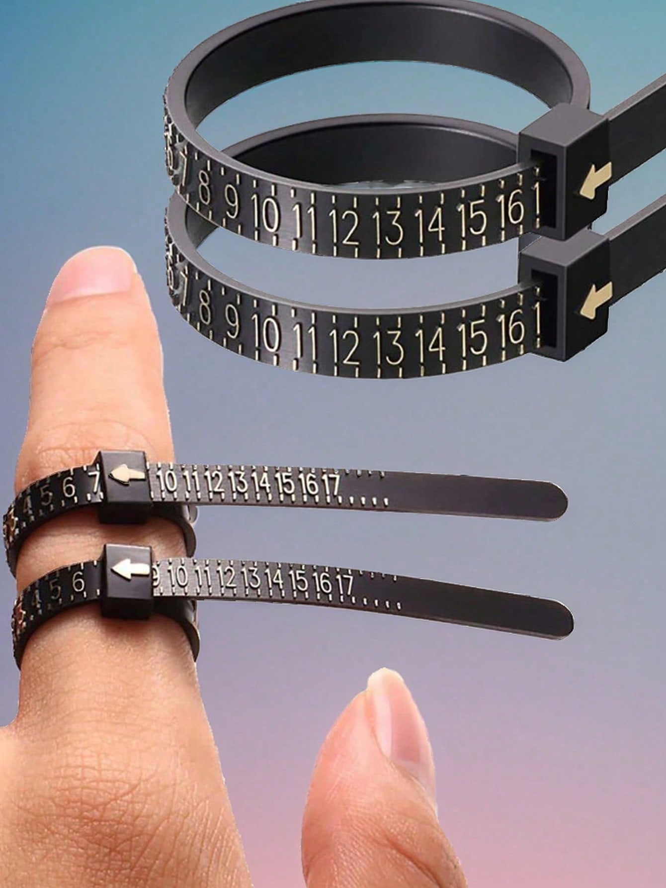 Ring Sizer Measuring Tape Tool - Jewelry & Watches Sp Z Oo Ul Frezerów 3 บทวิจารณ์และราคา